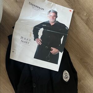 Black Police Jacket - Halloween